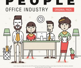 People office industry template vectors sert 20