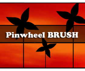 Pinwheel photoshop brushes