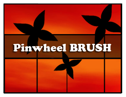 Pinwheel photoshop brushes