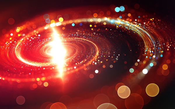 Red Galaxy Backgrounds Stock Photo 03