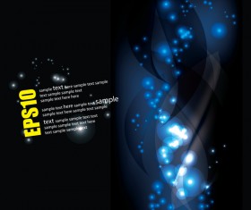 Shining abstract effect illustration vector material 02