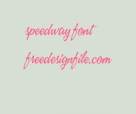 Speedway Font