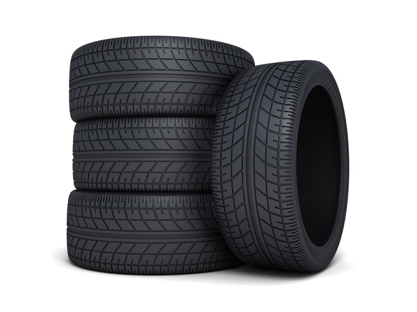 Stacked car tires Stock Photo 02