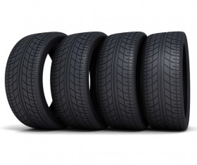 Stacked car tires Stock Photo 05