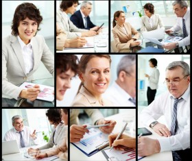 Successful business people working in the office HD picture 02