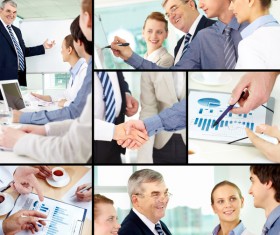 Successful business people working in the office HD picture 05