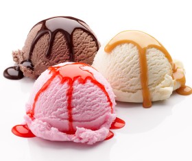 Sweet and delicious delicious ice cream Stock Photo
