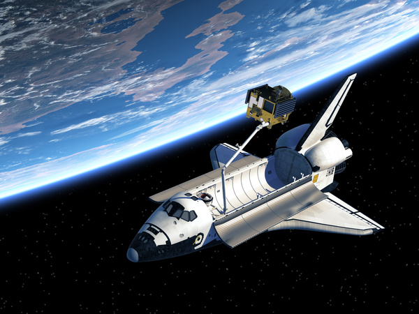 The Space Shuttle and the Earth HD picture