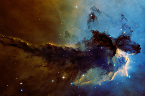 The ever-changing space nebula background HD picture 01