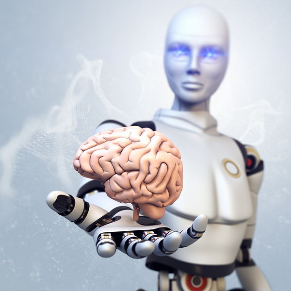 The human brain in the hands of robots