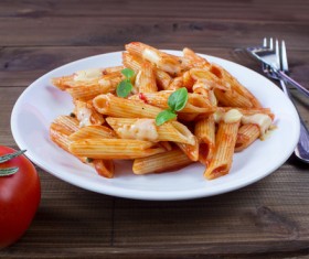 Delicious Italian pasta Stock Photo