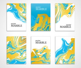 Vector marble texture brochure and book cover 08