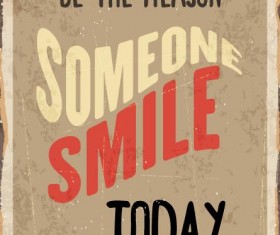 Vector retro with vintage background template 01