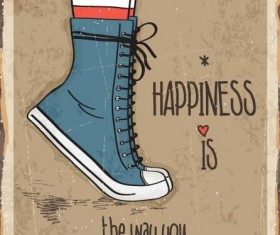 Vector retro with vintage background template 04