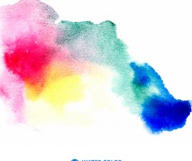 Water color paint vector background 04