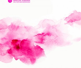 Water color paint vector background 05