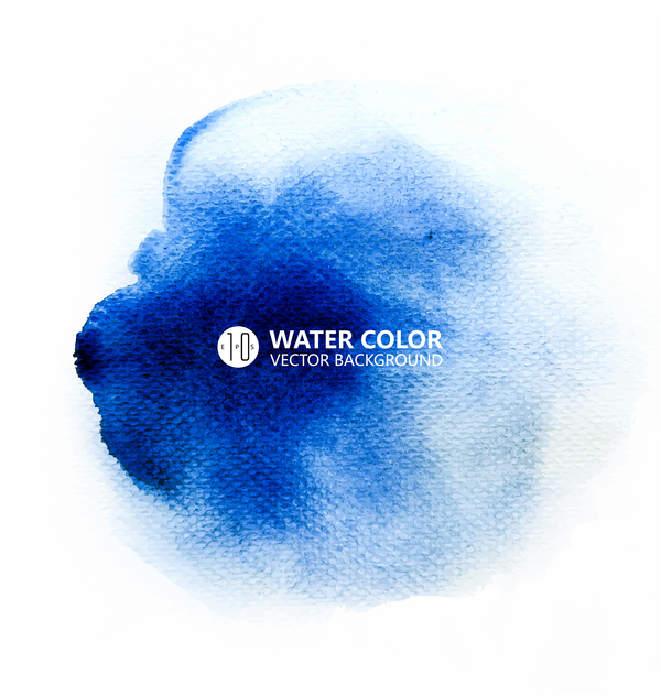Water color paint vector background 08