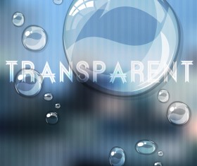 Water drop with blurs background vector 01