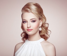 Wearing jewelry beautiful young female fashion HD picture 09