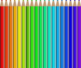 Welcome back to school backgrouns with colored pencils vector 01