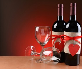 Wine and glass on your desktop 01