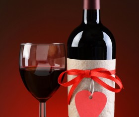 Wine and glass on your desktop 02