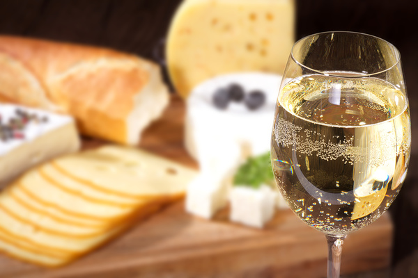 Wines with cheese background Stock Photo 01
