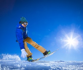 Winter skiing HD picture