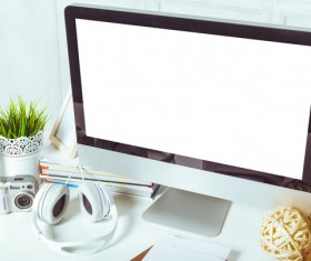 Working table with computer HD picture 01