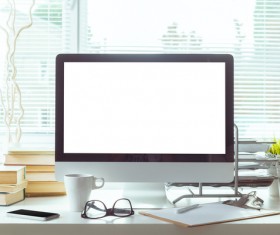 Working table with computer HD picture 10