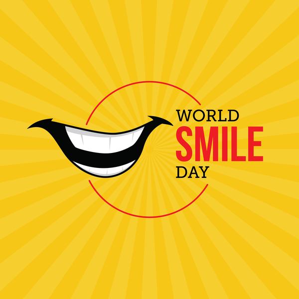 World smile day vector psoter design 01