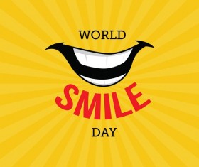 World smile day vector psoter design 02