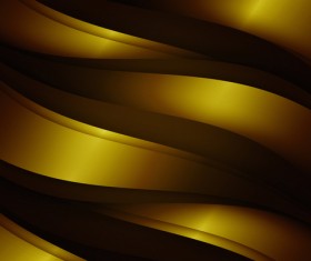 Yellow-black elements abstract waves backgrounds 01