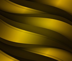 Yellow-black elements abstract waves backgrounds 02