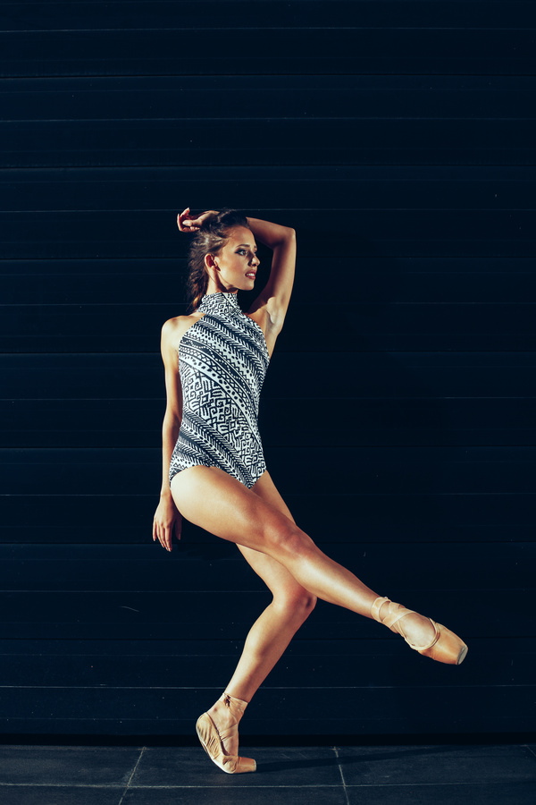 Young beautiful ballet girl Stock Photo