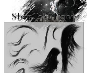 long hair photoshop brushes