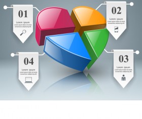paper infograpfic 3d vector