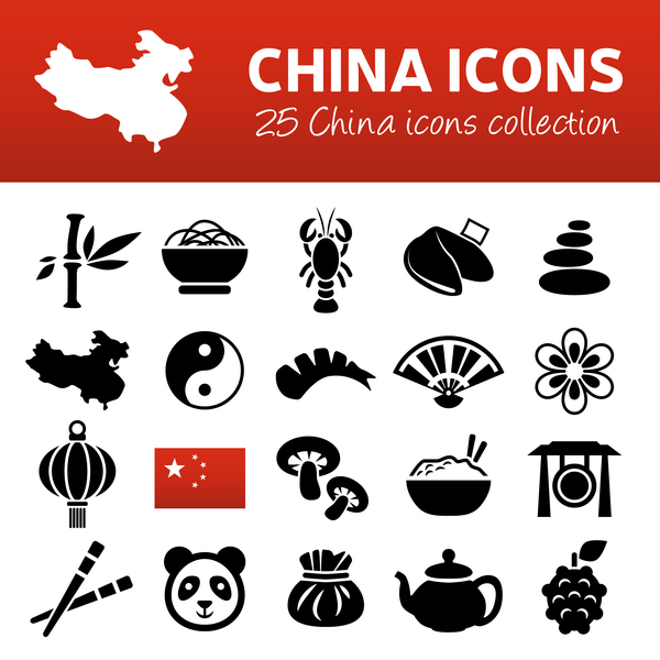 25 kind china icons