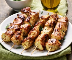 A delicious kebab Stock Photo