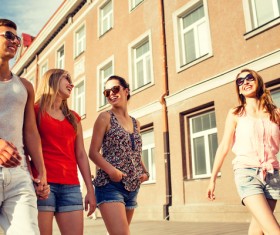 A group of happy friends Stock Photo