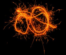 Abstract firework background HD picture 05