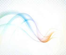 Abstract wavy lines illustration vector 01