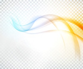 Abstract wavy lines illustration vector 02