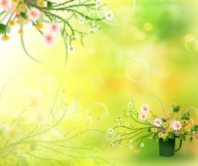 Beautiful floral background Stock Photo