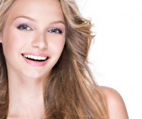 Beautiful happy woman with dragon curly HD picture 04