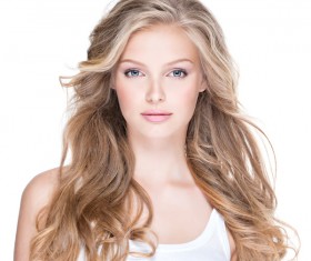 Beautiful happy woman with dragon curly HD picture 11