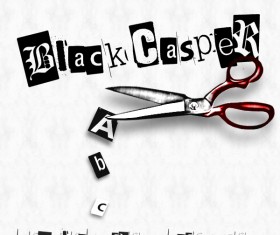 Black casper font