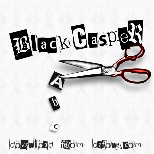 Black casper font