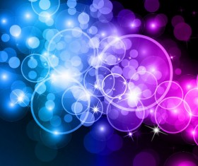 Bokeh Circles Abstract Background Vector Graphic