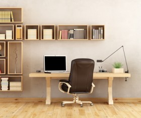 Bookcases and computer tables HD picture